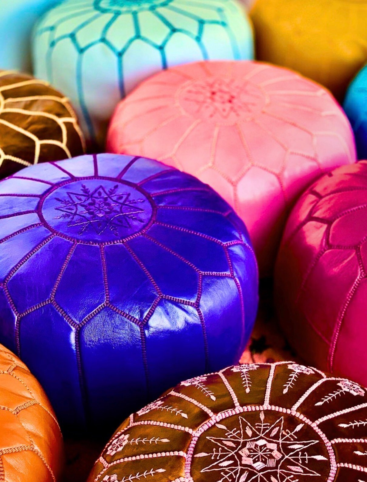 Marokkanische Poufs